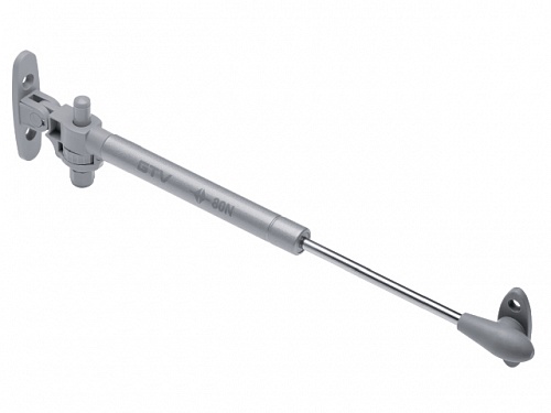 Кронштейн газовый 80N с доводчиком, серый, GTV