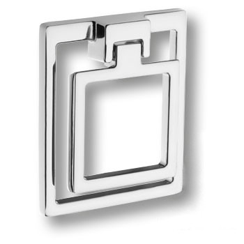 Ручка-кольцо, 4629 0074 CR-CR, 14х74х87мм, металл, глянцевый хром