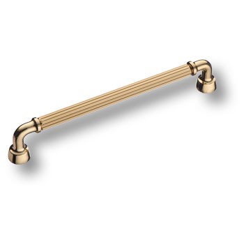 Ручка-скоба, 1116192MP11, 192мм, металл, глянцевое золото