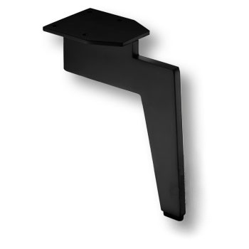 Опора декоративная мебельная, 170х70х145мм, металл, черный