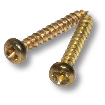 Шуруп декоративный, 2х16, золото
