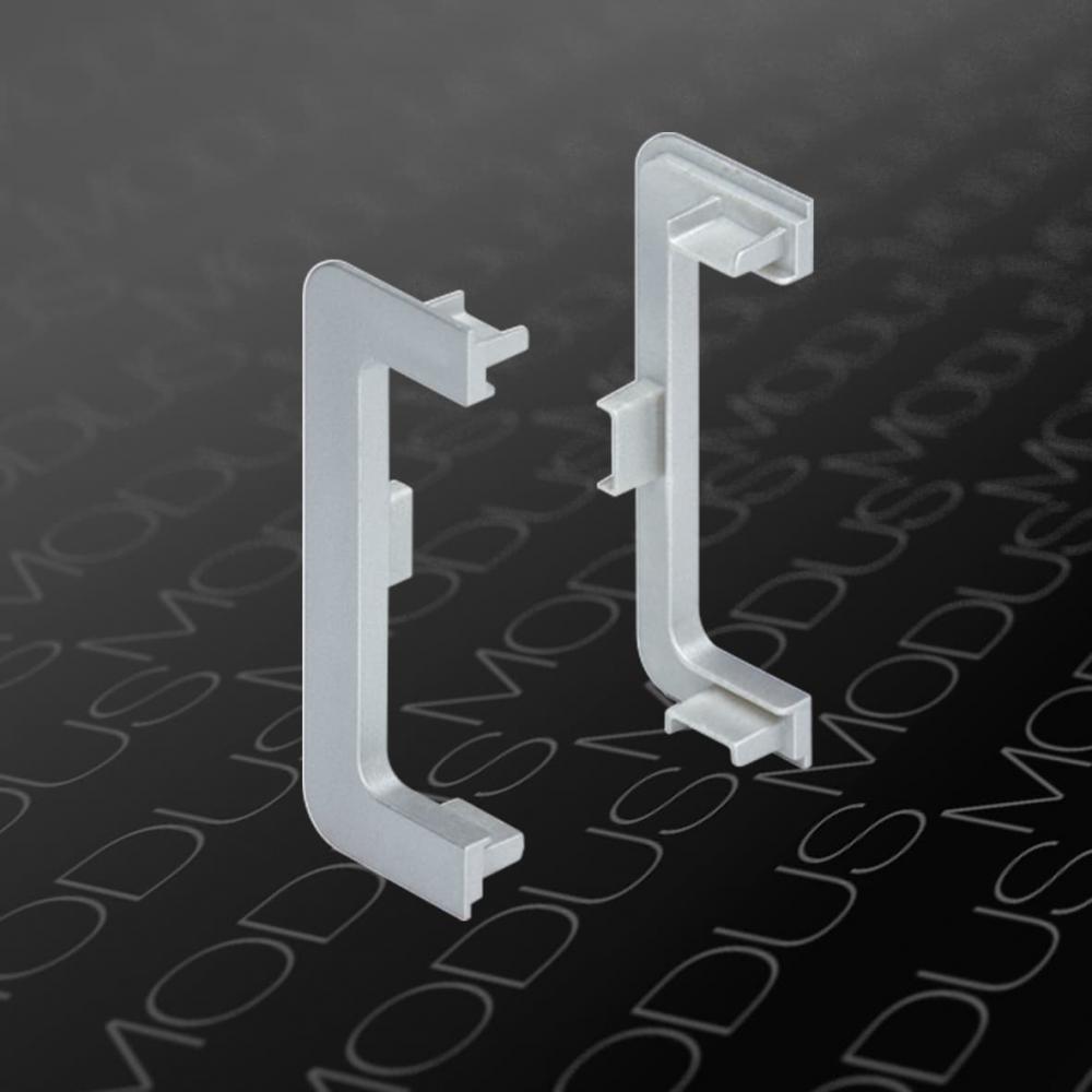 Заглушки внешние (открытые) для C-образного профиля, А04/n инокс