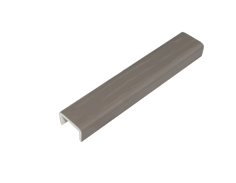 Торцевая заглушка для цоколя, h=100мм, пластик, дуб тристан (грей), Россия