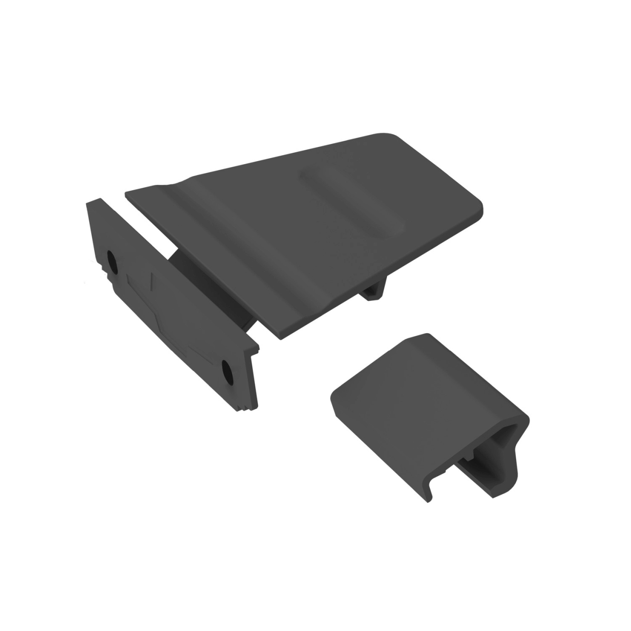 Фиксатор внутреннего ящика InnoTech Atira, пластик, антрацит