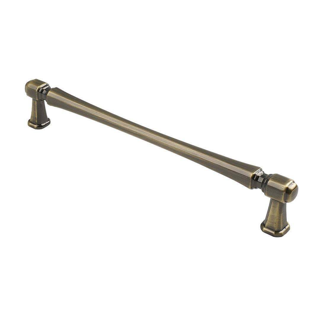 Ручка-скоба, 124, 160мм, металл, античная бронза