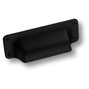 Ручка-раковина, 1170064MP24, 64мм, металл, черный