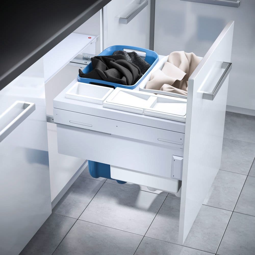 Система хранения белья Laundry-Carrier 60 NEW, 2х33л, 1х12л, 1х2,5л, 562-568х528х545мм, металл/пласт