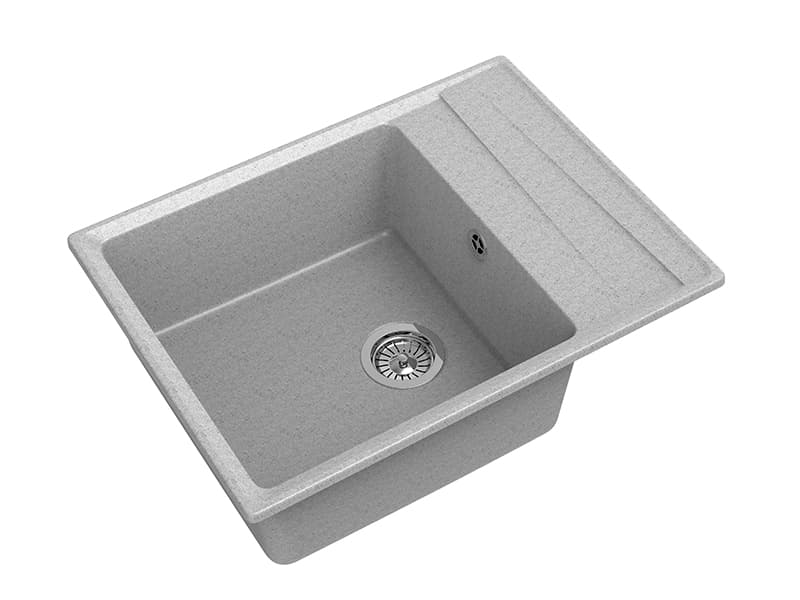 Мойка GranFest LEVEL 660L, 660х500 мм, серый