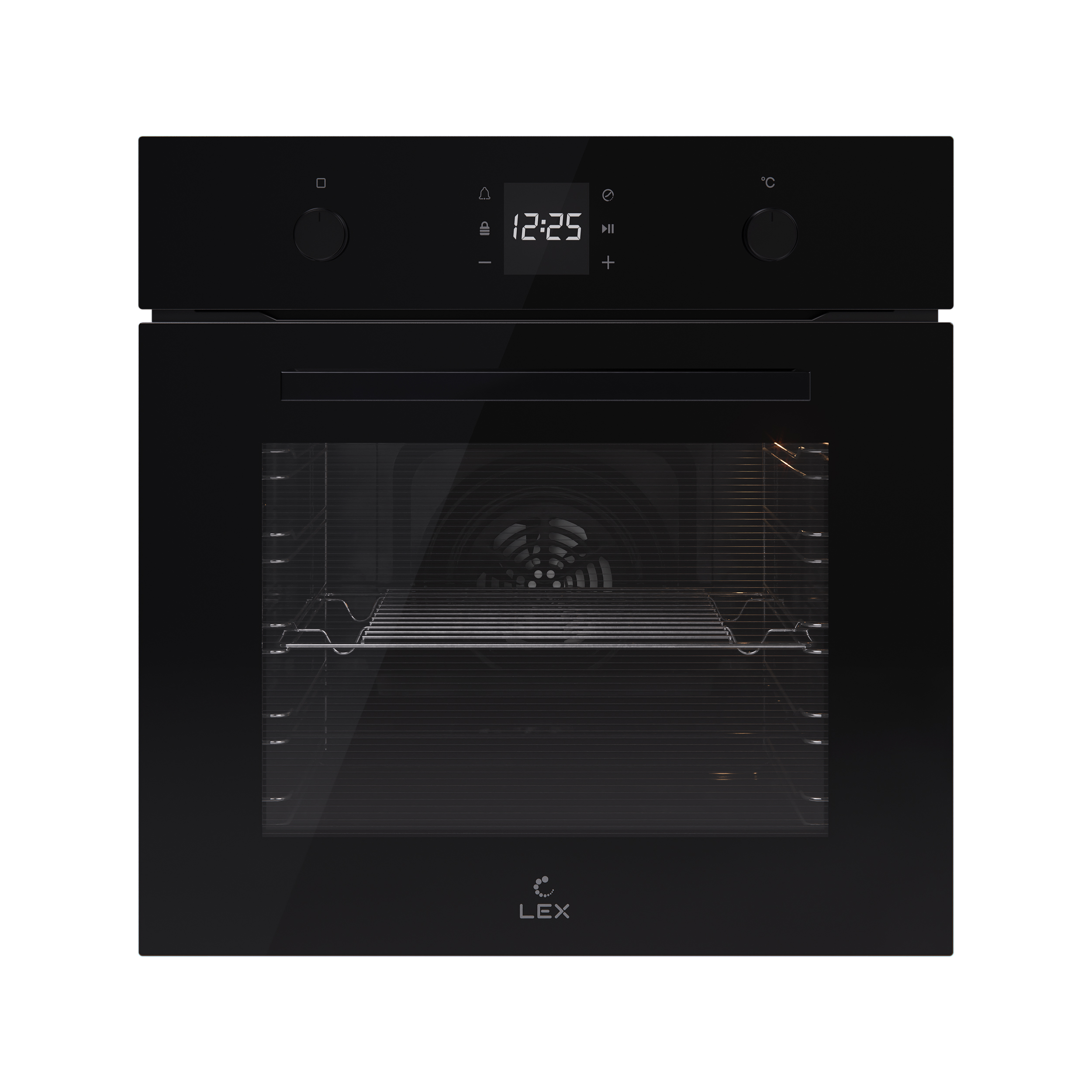 Духовой шкаф EDP 094 BBL, 60 см, стекло, черный, Lex
