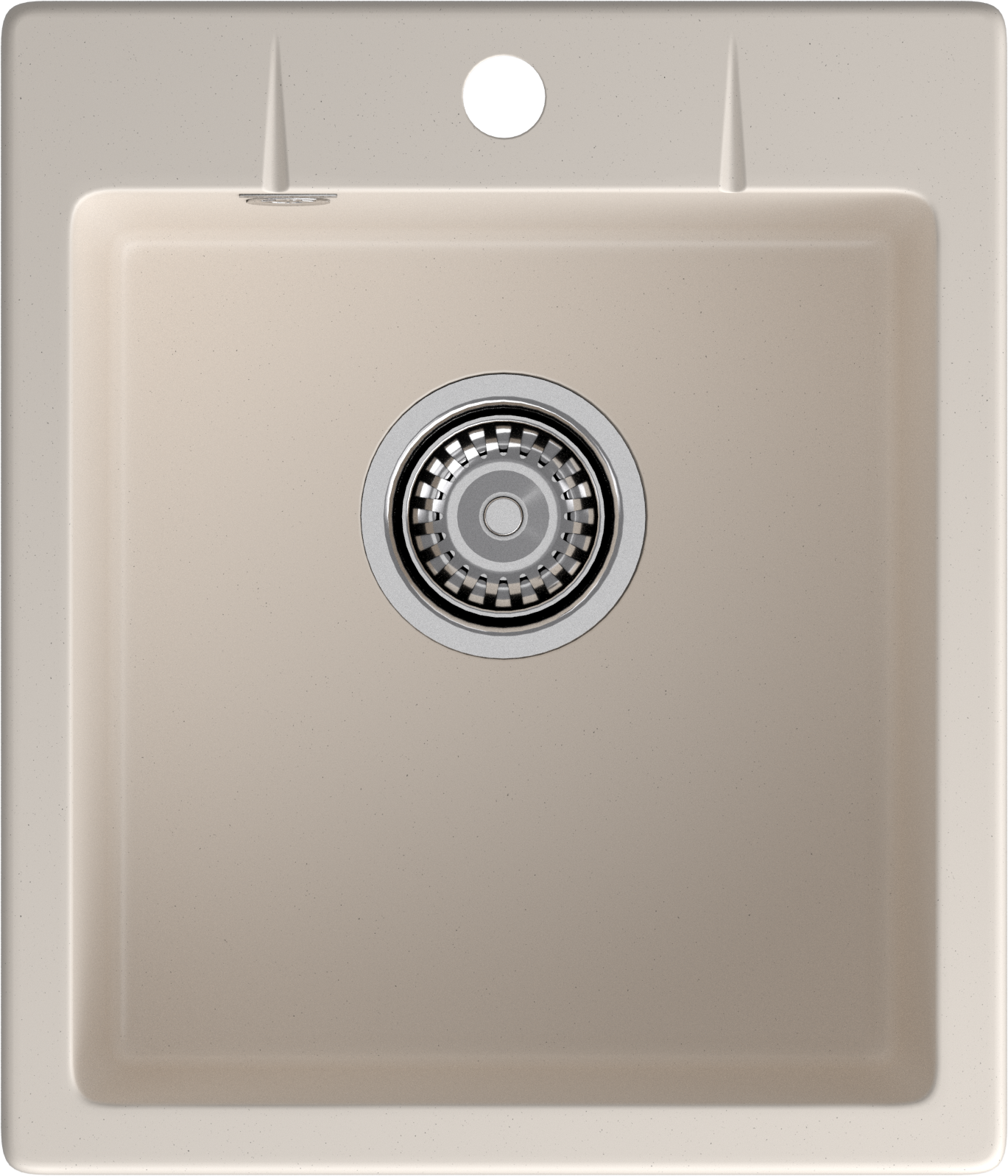 Мойка GranFest URBAN 242, 420х490 мм, белый