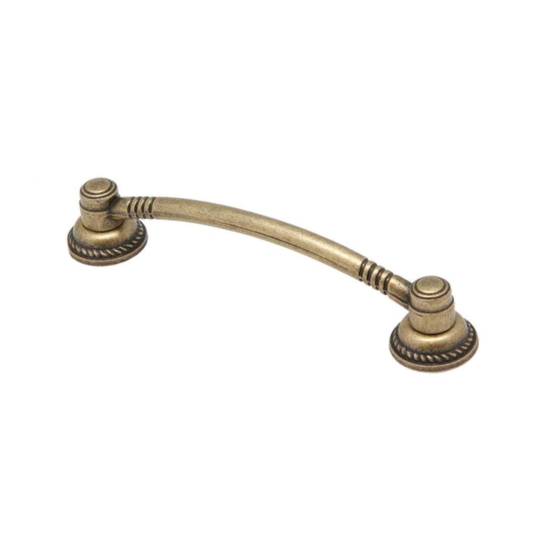 Ручка-скоба, 071, 96мм, металл, оксидированная бронза