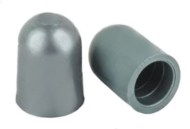 Наконечник сетчатой полки, серый металлик