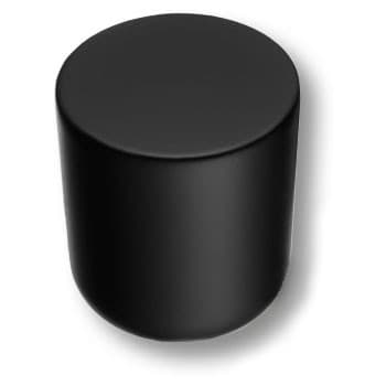 Ручка-кнопка, 8161-032, d=25мм, металл, черный