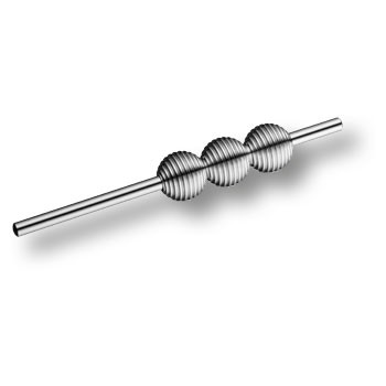 Ручка-скоба, 3041 190 32 Petra CIZGILI Chrome, 32мм, металл, глянцевый хром