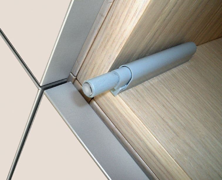 Механизм Impuls с магнитом, накладной, 40мм, серый