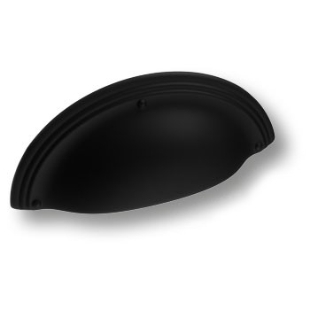 Ручка-раковина, 1177064MP24, 64мм, металл, черный