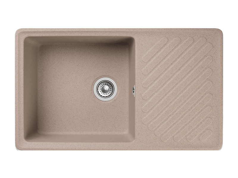 Мойка GranFest QUARZ 53, 851х479 мм, песочный (прямоугольная, без сифона)