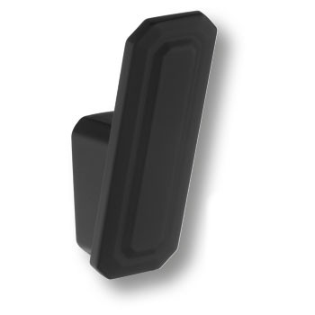 Крючок, 7101010MP24, однорожковый, металл, черный