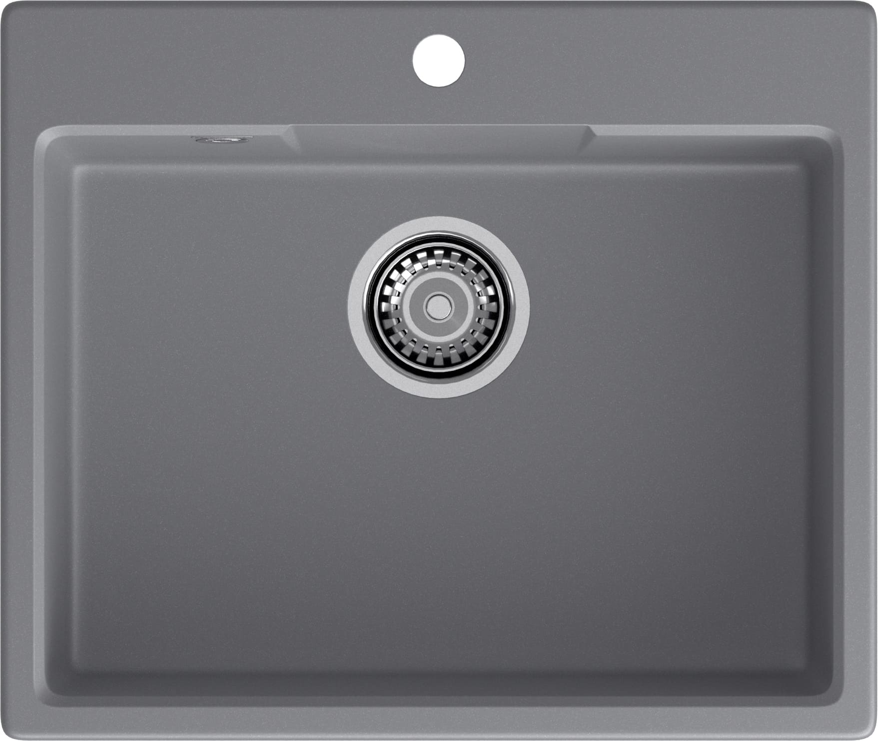Мойка GranFest URBAN 658, 580х490 мм, темно-серый