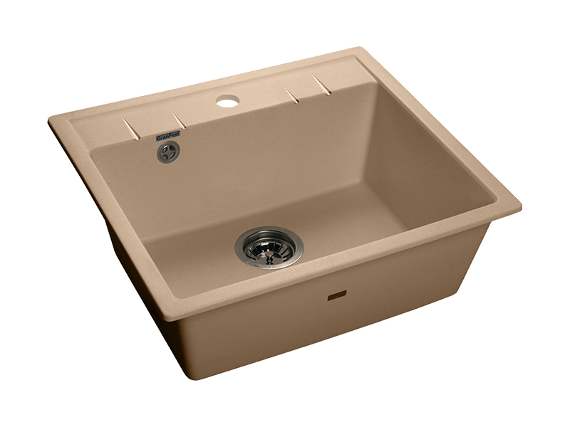 Мойка GranFest QUADRO 561, 560х500 мм, топаз