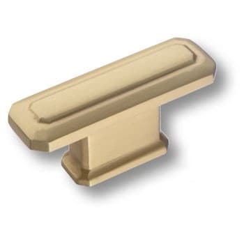 Ручка-кнопка, 4101016PC35, 27х19х59мм, металл, матовое золото