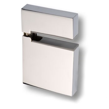 Полкодержатель "пеликан", 8430-70, 68х64х16мм, глянцевый хром (комплект 2 шт)