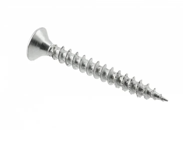 Шуруп 3,5х30мм, PZ2+бита, потайной, сталь, белый цинк (упаковка), GTV