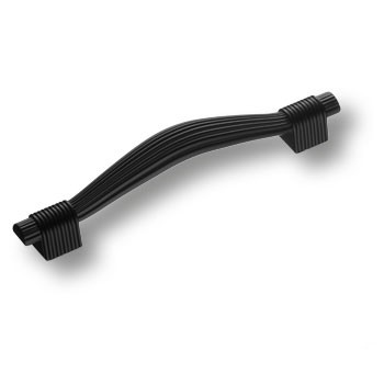 Ручка-скоба, 7492-032, 96мм, металл, черный матовый