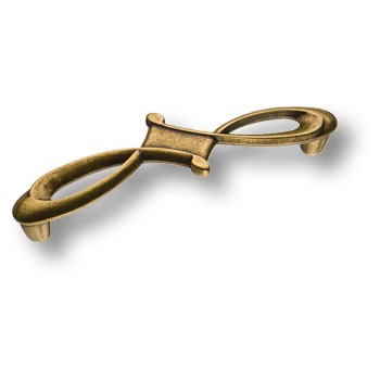 Ручка-скоба, 15.172.96.12, 96мм, металл, античная бронза