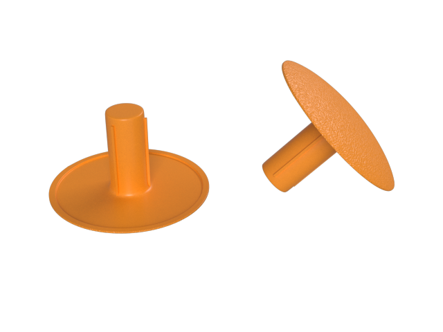 Заглушка универсальная для евровинтов, светло-бежевый 