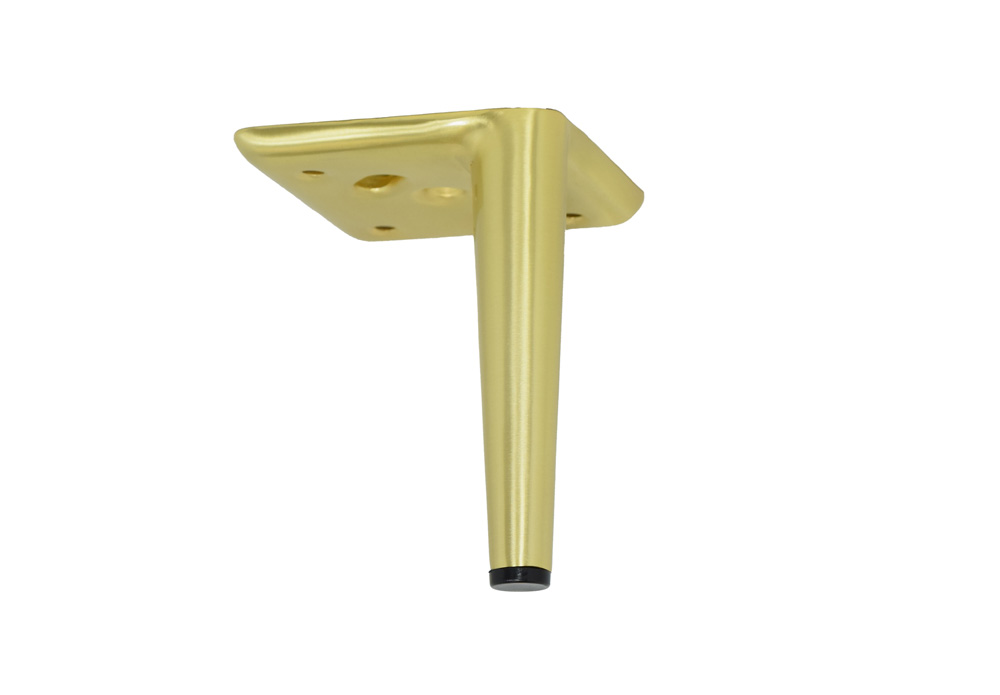 Опора нерегулируемая, h=134мм, металл, брашированное золото, JET