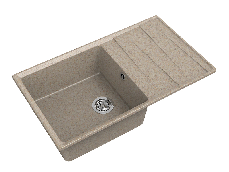 Мойка GranFest LEVEL 860L, 860х500 мм, песочный