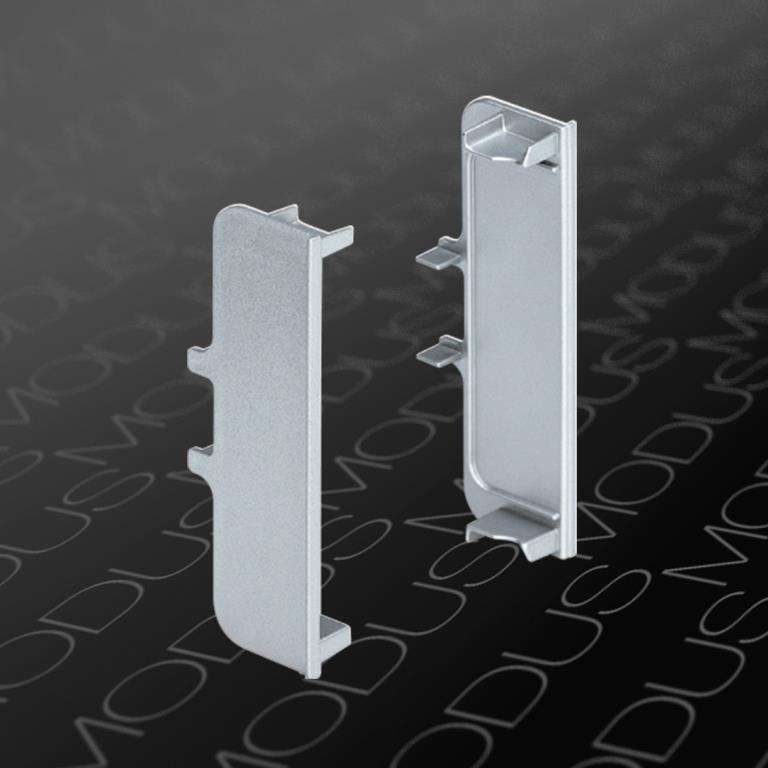 Заглушки внутренние (закрытые) для C-образного профиля, А04/n инокс