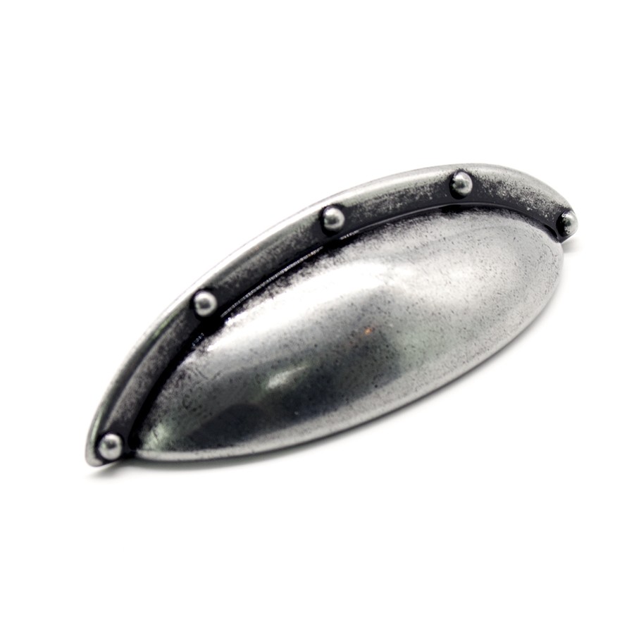 Ручка-раковина, Shell, 19.1959.53, 64мм, металл, глянцевое олово