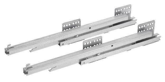 Комплект направляющих MOVIX PRO для корзин, с доводчиком, боковое крепл, скрытый монтаж, правый, GTV