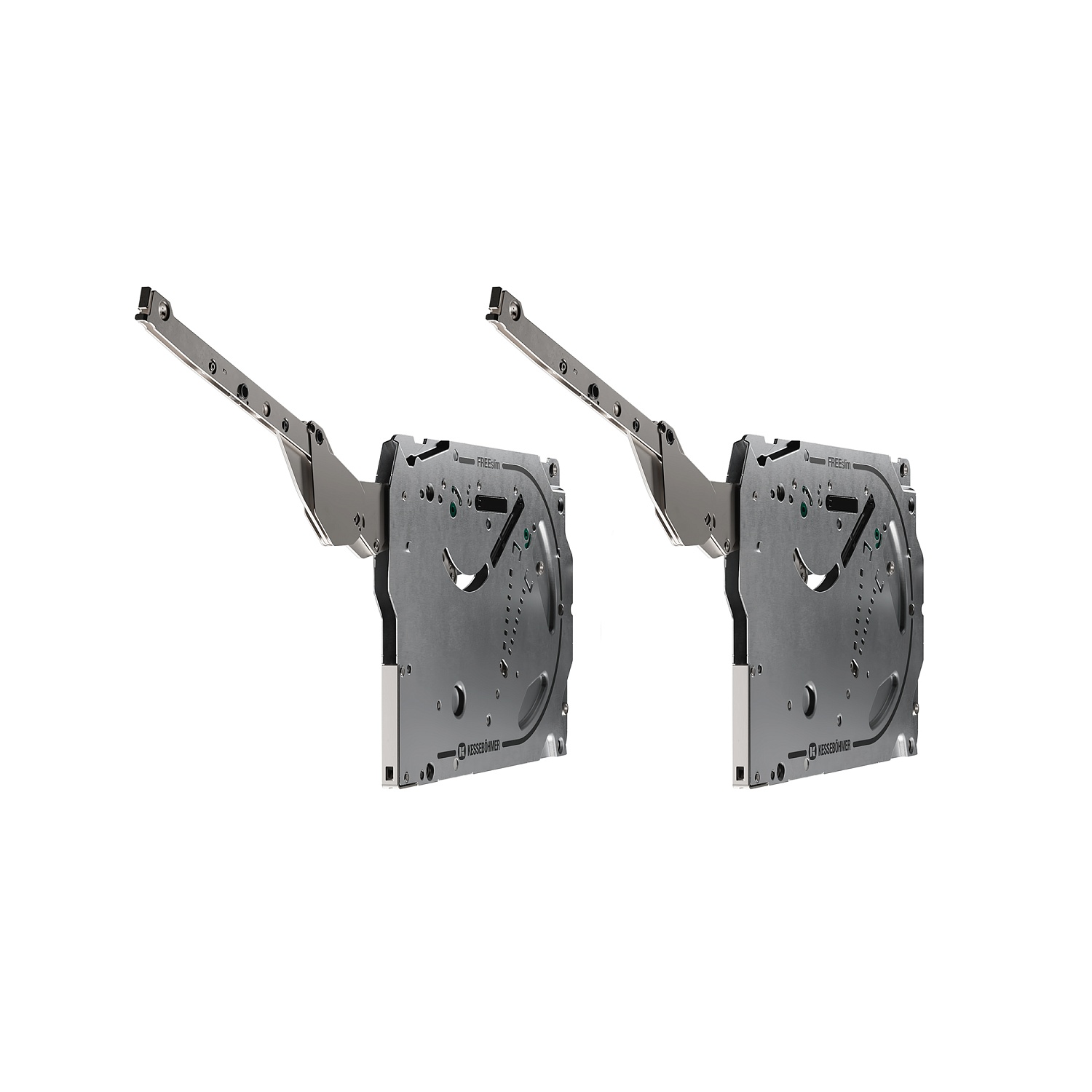 Подъемник Фри Слим Флап (M-L), Ш=200-1200, В=225-650, 0,7-21,3кг, никель