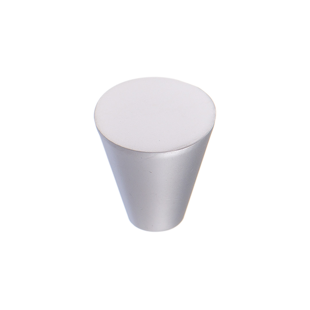 Ручка-кнопка, K-1030 SC, 17х17х20мм, металл, матовый хром