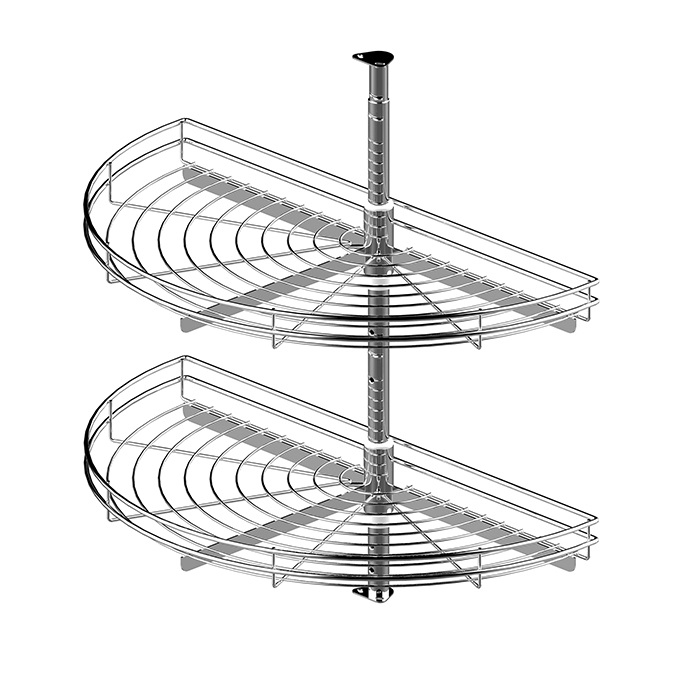 Карусель поворотная 4/4, d=510мм, белая, REJS