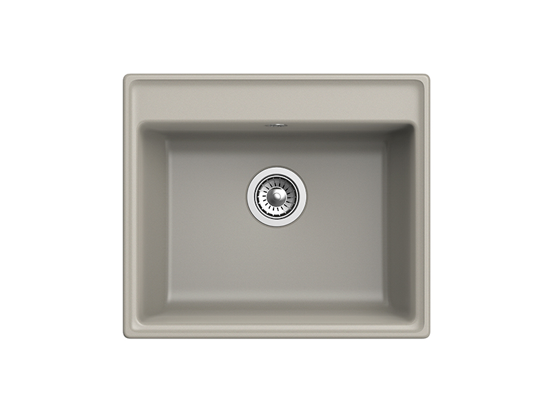 Мойка GranFest VERTEX V-580, 580х500 мм, топаз