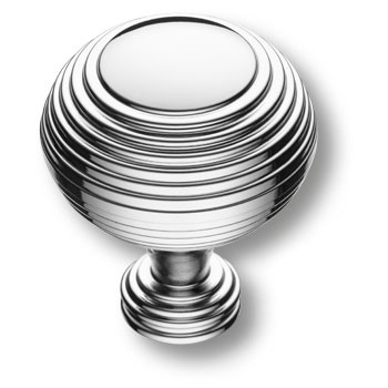 Ручка-кнопка, 1937 0038 CR, d=38мм, металл, глянцевый хром