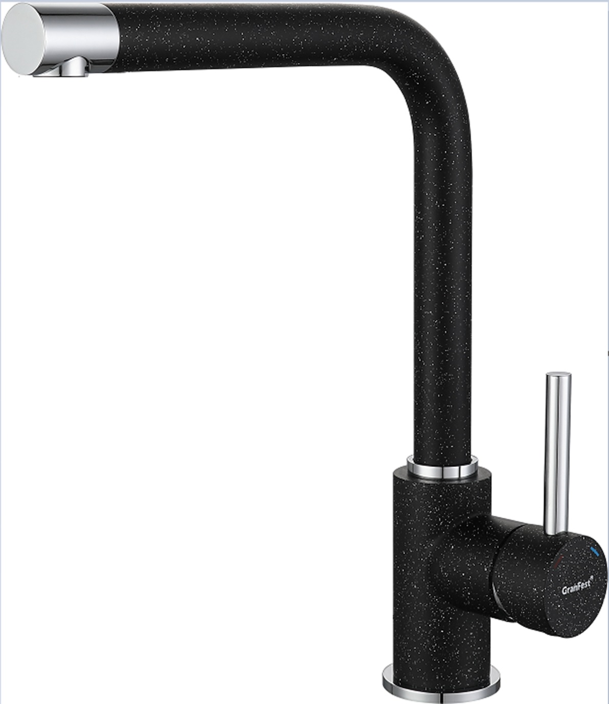 Смеситель GranFest 3651, d=50 мм, черный