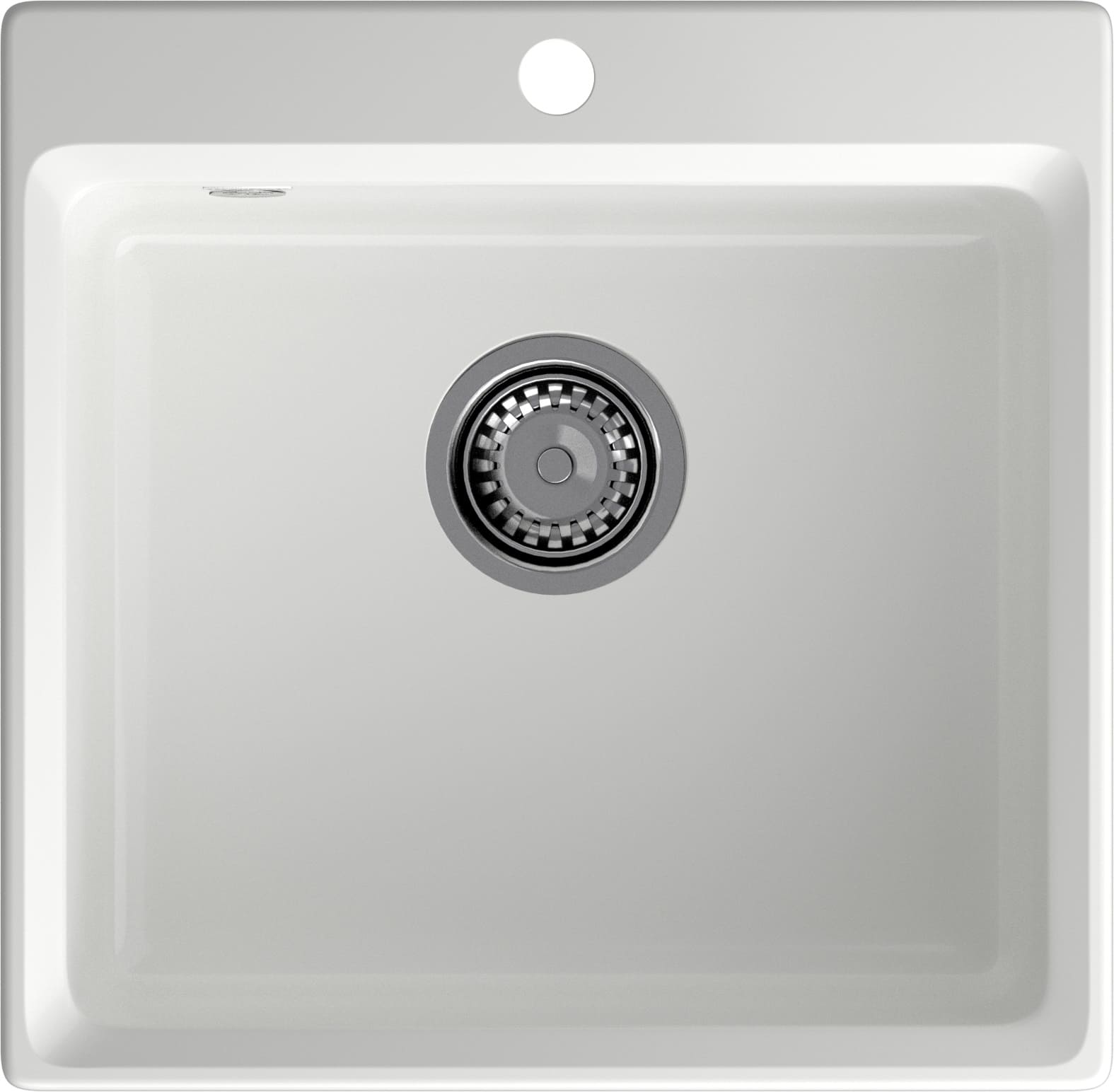 Мойка GranFest LEVEL 510, 510х500 мм, иней