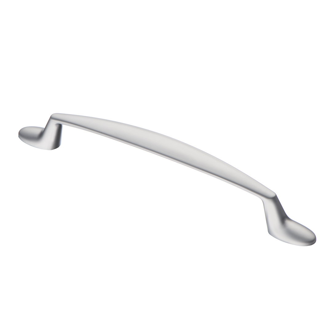 Ручка-скоба, 2510, 128мм, металл, матовый хром