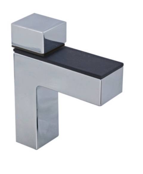 Полкодержатель "Угол" для ДСП и стекла, 5-35мм, хром, CMF