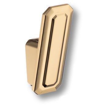 Крючок, 7101010MP11, однорожковый, металл, глянцевое золото