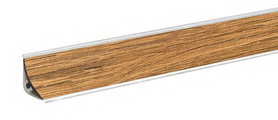 Плинтус LB-15, дуб вотан, L=3000мм, 14,4х14,4мм