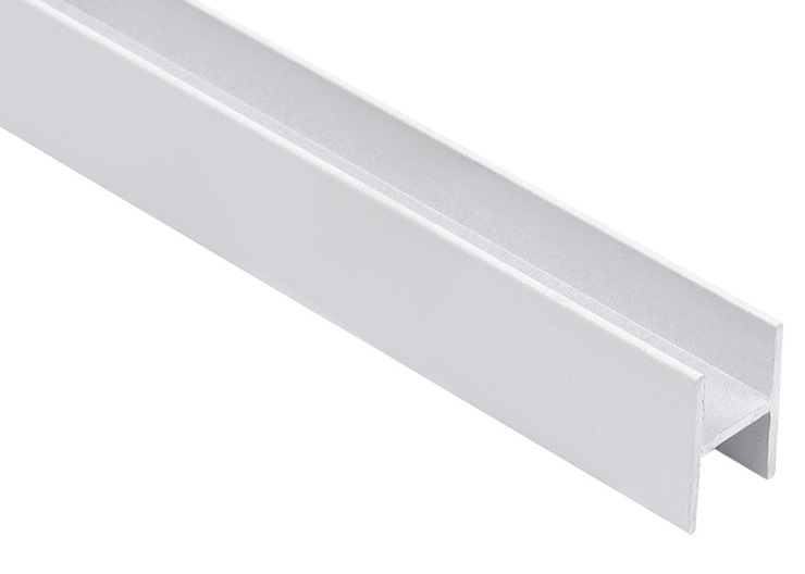 СТ-1 6мм Планка соединительная для щита L=600мм, H-образное сечение, белый