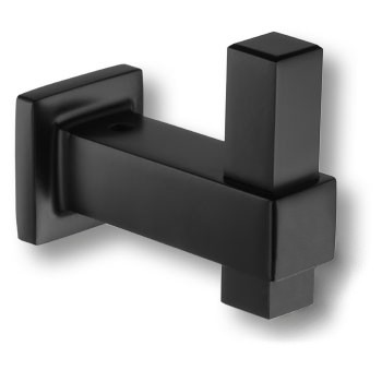 Крючок, 1006 001 AL6, однорожковый, металл, черный