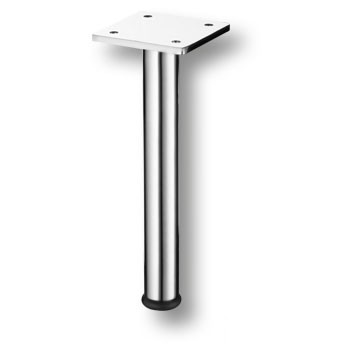 Опора декоративная мебельная, 170х80мм, металл, глянцевый хром