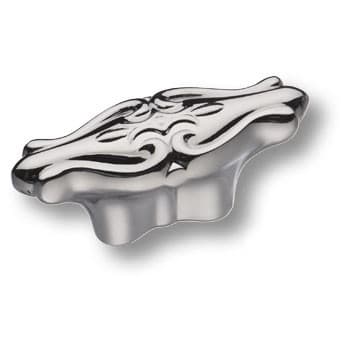 Ручка-кнопка, 353016MP02, 25х18х50мм, металл, глянцевый хром